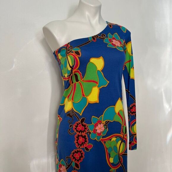 Lilly Pulitzer Whitaker Asymmetrical One Shoulder dress - Picture 3 of 11